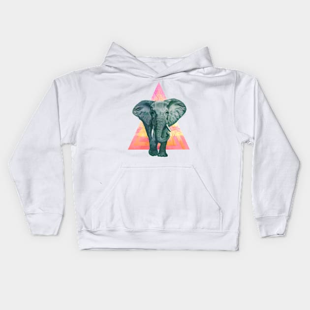 Elephant #2 Kids Hoodie by LauraGraves